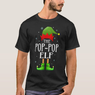 Camiseta Pop Pop Elf Xmas Correspondente Grupo Familiar Gru