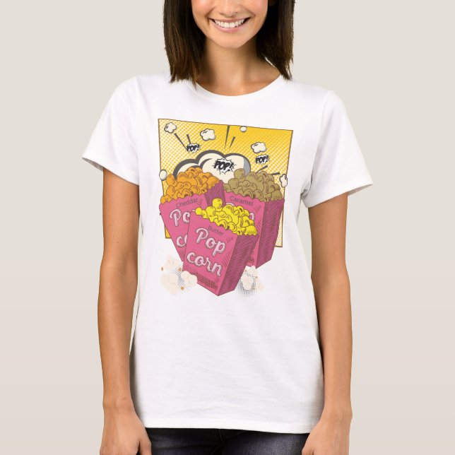 Camiseta Pop Pop Popcorn Tee (Frente)