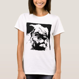 Camiseta Pop preto e branco