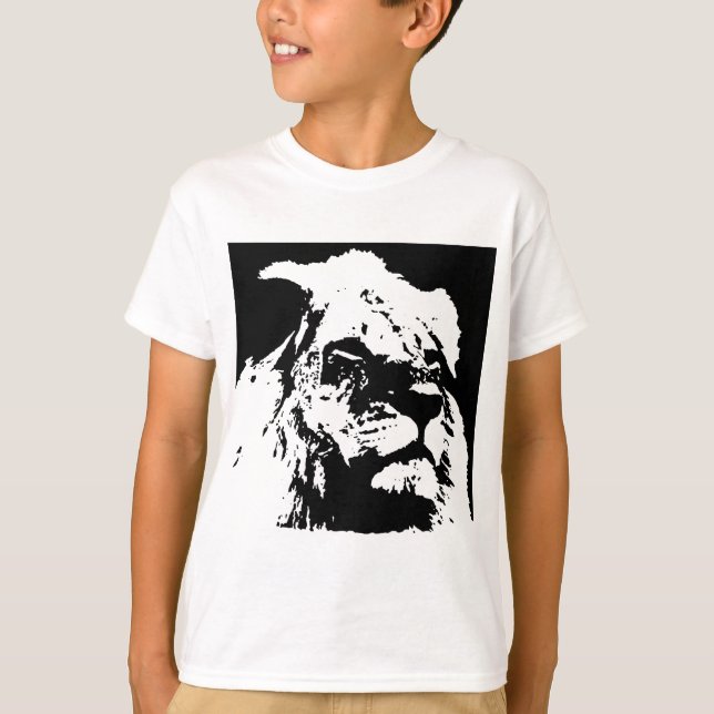 Camiseta Pop preto e branco (Frente)