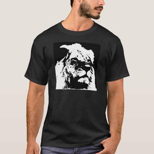 Camiseta Pop preto e branco (Frente)