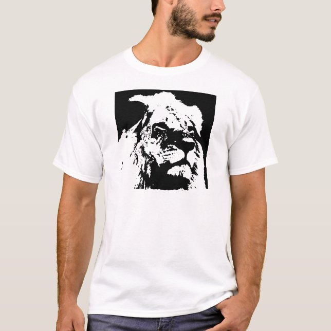 Camiseta Pop preto e branco (Frente)