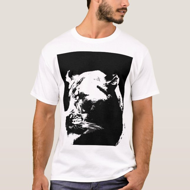 Camiseta Pop preto e branco (Frente)