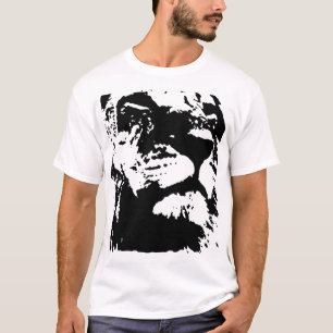 Camiseta Pop preto e branco