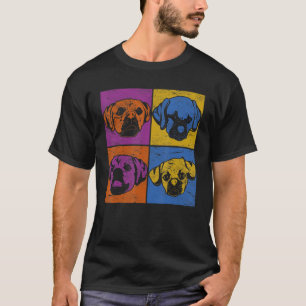 Camiseta Pop Puggle Proprietário Cachorro Animal Pet Cute P