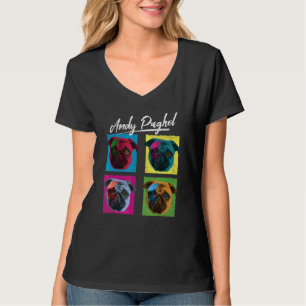Camiseta Pop Puggle Pug Dog Artist Pet Dog Pugs