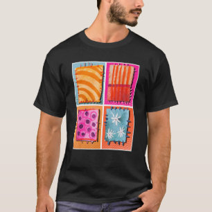 Camiseta Pop Quiltro de costura com filtro de costura com f