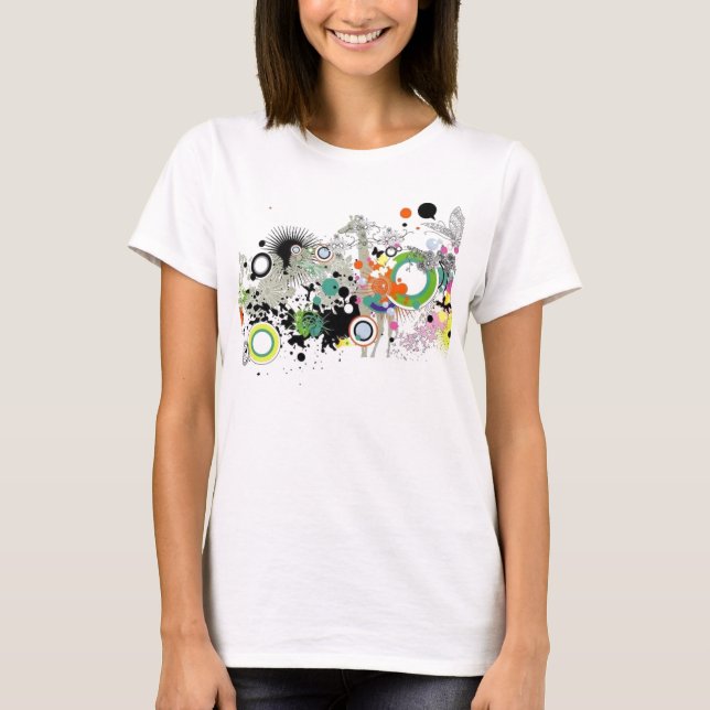 Camiseta pop retro (Frente)