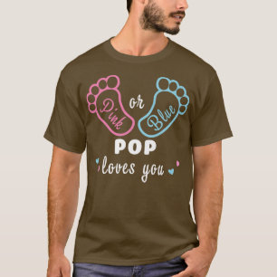 Camiseta Pop Rosa Ou Azul Te Ama A Revelação De Gênero