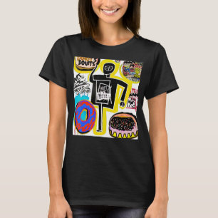 Camiseta Pop rosquinha de Grafite de de Homens 2