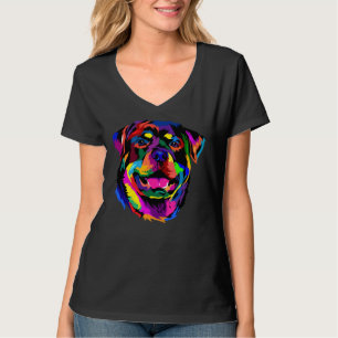 Camiseta Pop Rottweiler Cachorros Adolescentes Proprietário