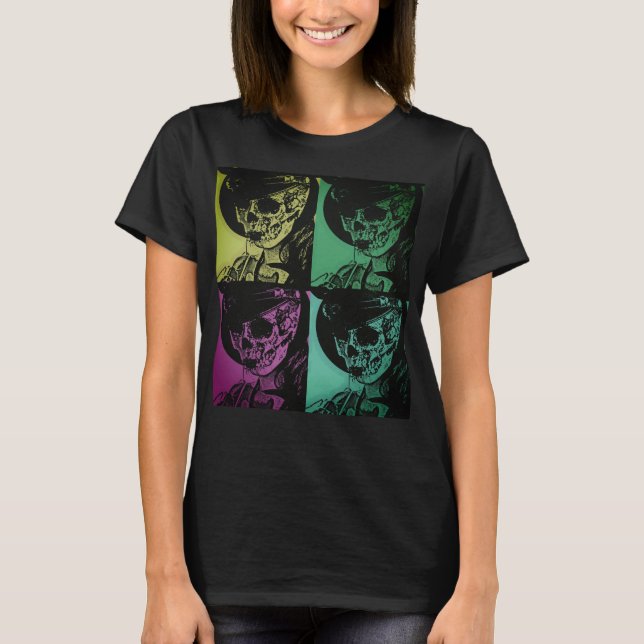 Camiseta Pop Skull Girl Sweet (Frente)
