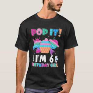 Camiseta Pop Sou 6 Brinquedos de Pop de Aniversário