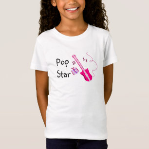 Camiseta Pop Star Pink Guitar