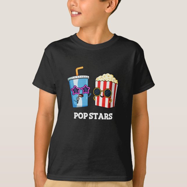Camiseta Pop Stars Engraçado Invólucro Escuro BG (Frente)