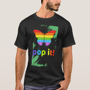 Camiseta Pop Tambor Borboleta Pop de Pincel de Ti Pincel