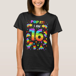 Camiseta Pop, tenho 16 anos, 16 anos, garota de aniversário