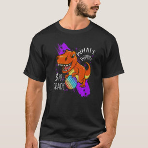 Camiseta Pop Ti Fidget Toy Dinossaur Rex De Volta Para A 3ª
