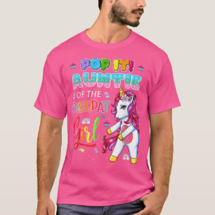 Camiseta Pop Tia de Aniversário da Família M