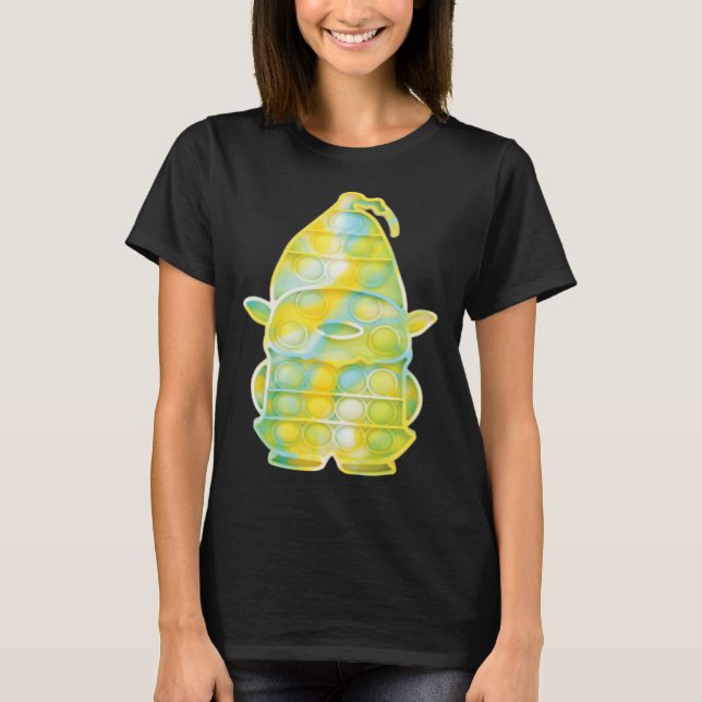 Camiseta Pop Up Fidget Game Christmas Gnome for Children (Frente)