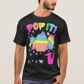 Camiseta Pop vamos, estou fazendo 1 primeiro aniversario co