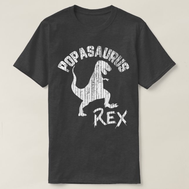 Camiseta Popasaurus São Bonitos Dons De Dia de os pais Engr (Frente do Design)