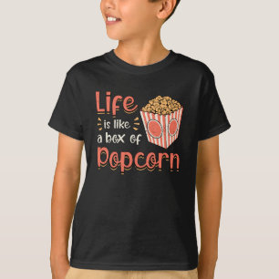 Camiseta Popcorn Day Cinema Snack Filme Pop Filme Ideia de