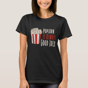 Camiseta Popcorn Lovers Presente T-Shirt