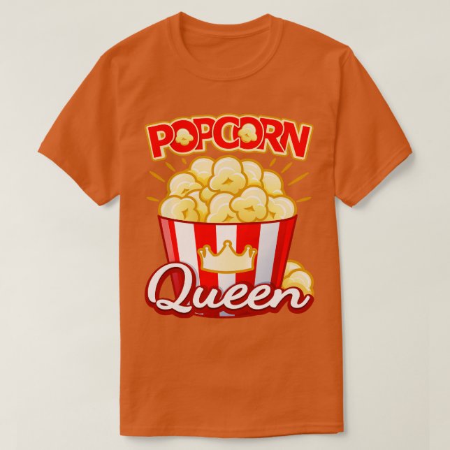 Camiseta Popcorn Queen (Frente do Design)