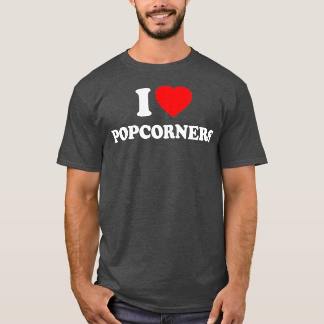 Camiseta Popcorners Adoram Presente Retro Engraçado (Frente)