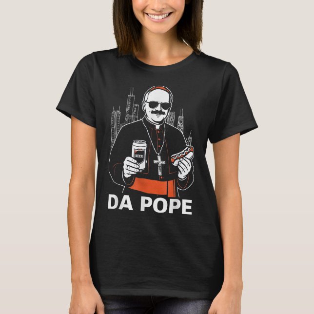 Camiseta Pope América Papa Leo Xiv (Frente)