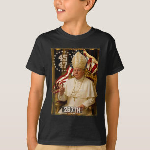 Camiseta Pope Trump Engraçado Presidente Trump