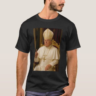 Camiseta Pope Trump Engraçado Presidente Trump Quer Ser O N