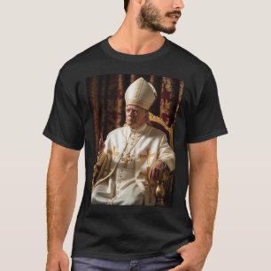 Camiseta Pope Trump Engraçado Presidente Trump Quer Ser O N