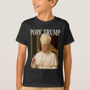 Camiseta Pope Trump Engraçado Presidente Trump se Declara