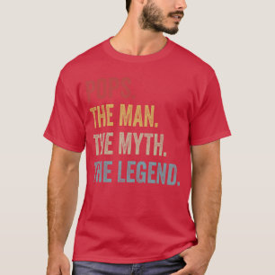 Camiseta POPela Lenda Mítica do Avô amigo menino menina