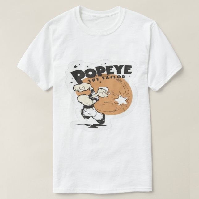 Camiseta Popeye o marinheiro (Frente do Design)