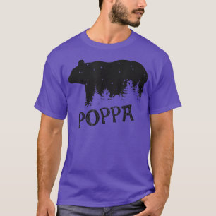 Camiseta Poppa Bear Presente Dia de os pais da Mãe