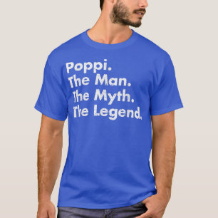 Camiseta Poppi Man Myend Legenda Pai Pai Tio Avô