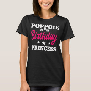 Camiseta Poppie Da Festa De Aniversário Princesa Celebra
