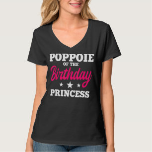 Camiseta Poppie Da Festa De Aniversário Princesa Celebra