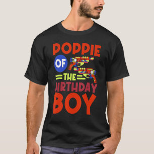 Camiseta Poppie Do Aniversário Da Festa De Bday Do Lazer Ce