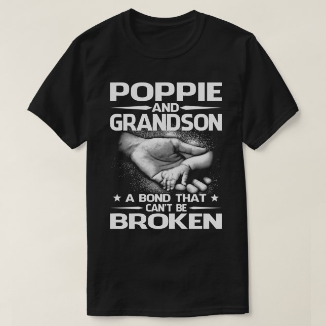 Camiseta POPPIE e GRANDSON uma Obrigação que não pode ser q (Frente do Design)