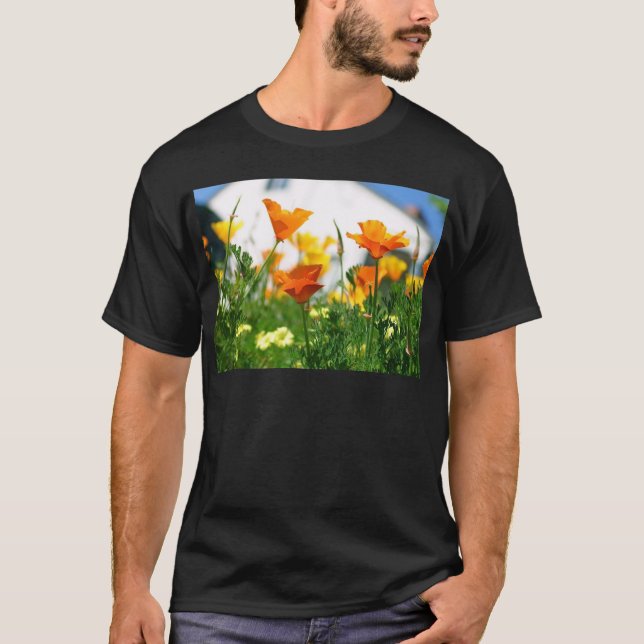Camiseta Poppies da Califórnia (Frente)