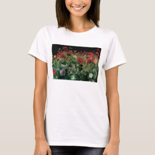 Camiseta Poppies de Sargent, Flores Vintage, Arte Floral