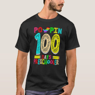 Camiseta Poppin 100 Dias Pré-Coler Dinossauro Ensino de Ens