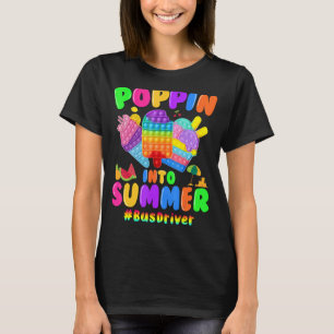 Camiseta Poppin No Pop De Verão No Último Dia Do Ônibus Esc