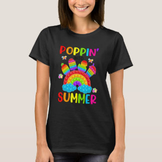Camiseta Poppin No Verão Do Último Dia De Estudo De Profess