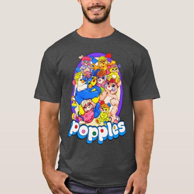 Camiseta Popples Friendship Crew retro (Frente)