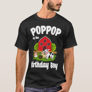 Camiseta Poppop da Festa de Bois de Fazenda de Aniversário